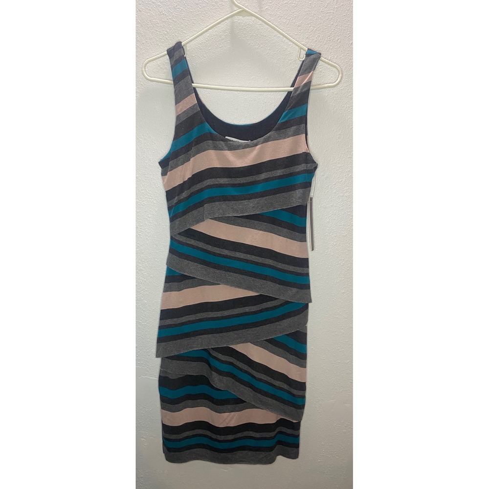 Bailey 44 Striped Tiered‎ Dress Women's Small Multicolor NEW Anthropologie Mini